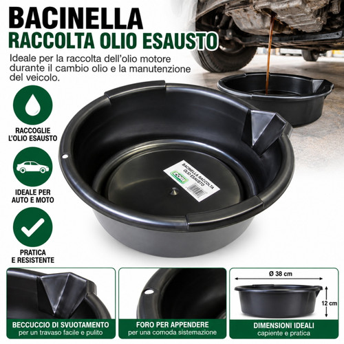Vaschetta raccolta olio - vaschetta,