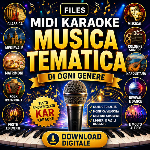 Mega raccolta midi karaoke - raccolta,