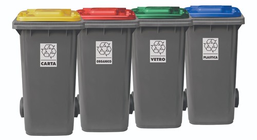 Set bidoni bicolor - set,
