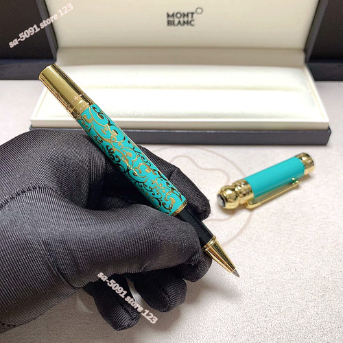Montblanc luxury turchese oro - montblanc,