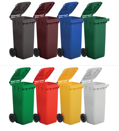 Bidone monocolore con - , due
